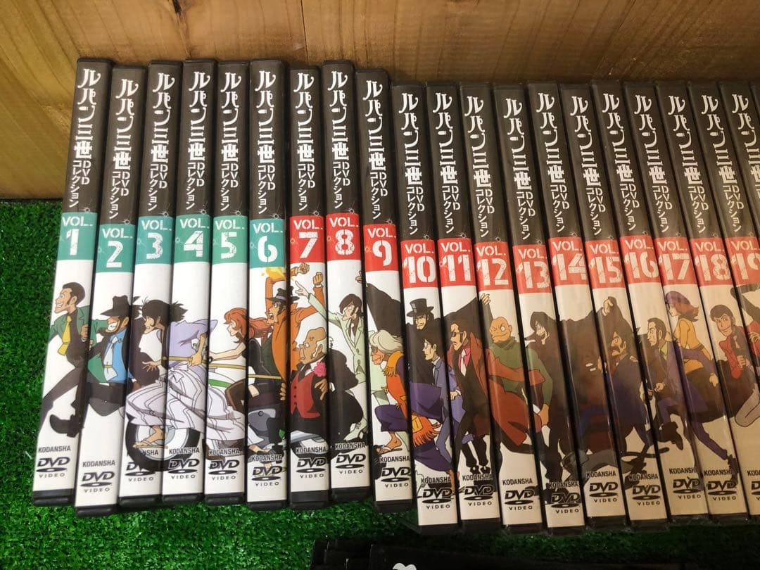 【未開封多数】ルパン三世DVDコレクション vol1〜45巻セット 冊子付