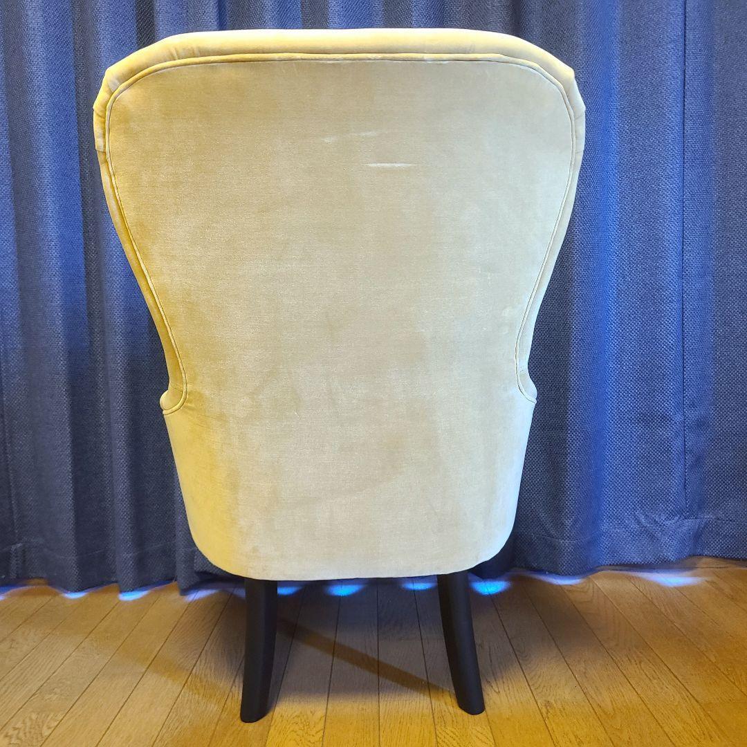 【美品】IKEA REMSTA 1人用　ソファ ベージュ ひとりカフェ　椅子