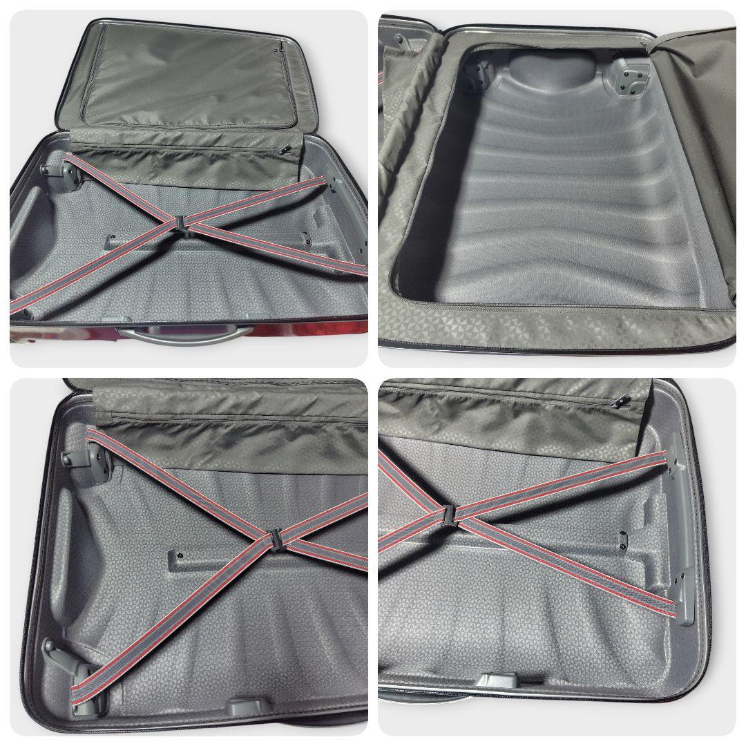 サムソナイト ヨーロッパ製 キャリーケース スーツケース レッド 94L