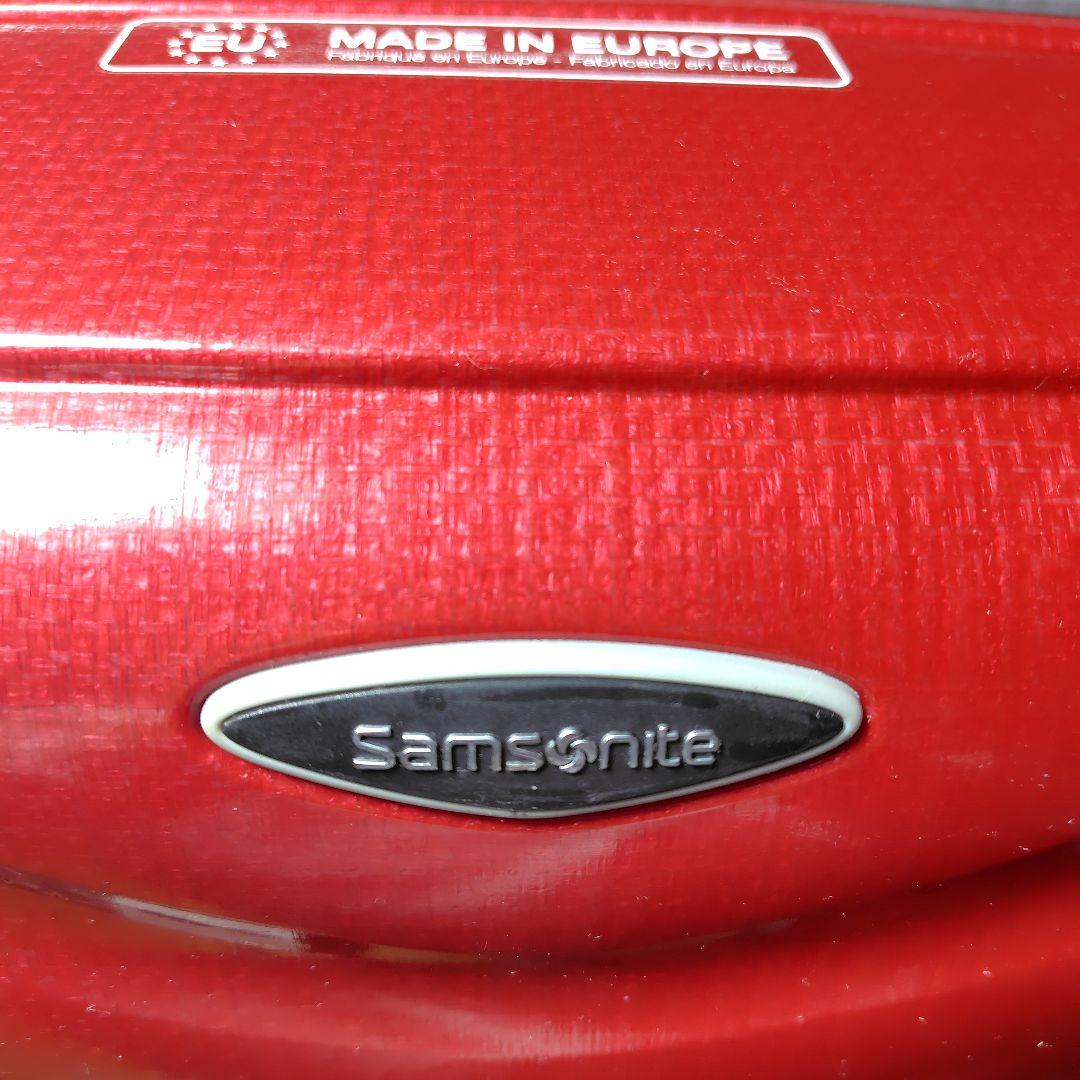 サムソナイト ヨーロッパ製 キャリーケース スーツケース レッド 94L
