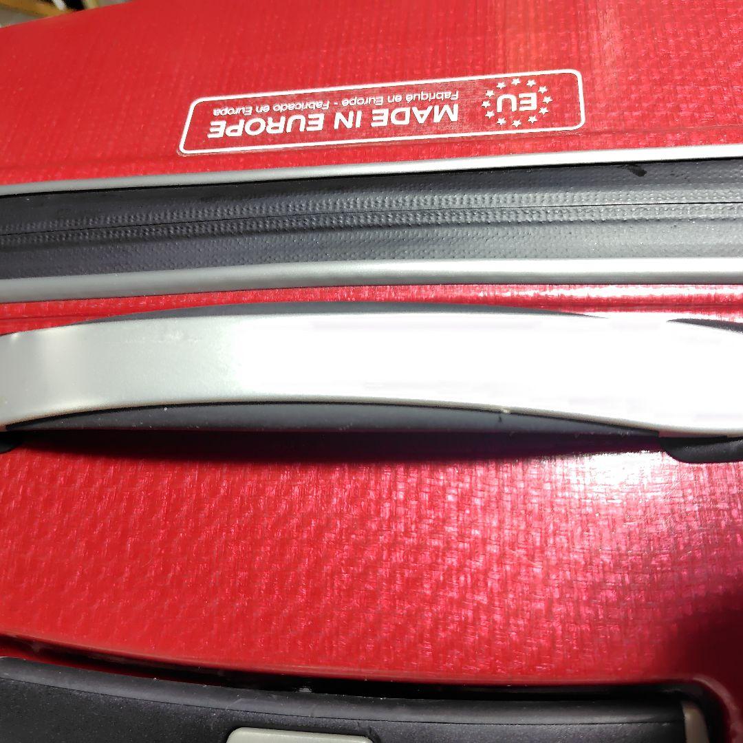 サムソナイト ヨーロッパ製 キャリーケース スーツケース レッド 94L