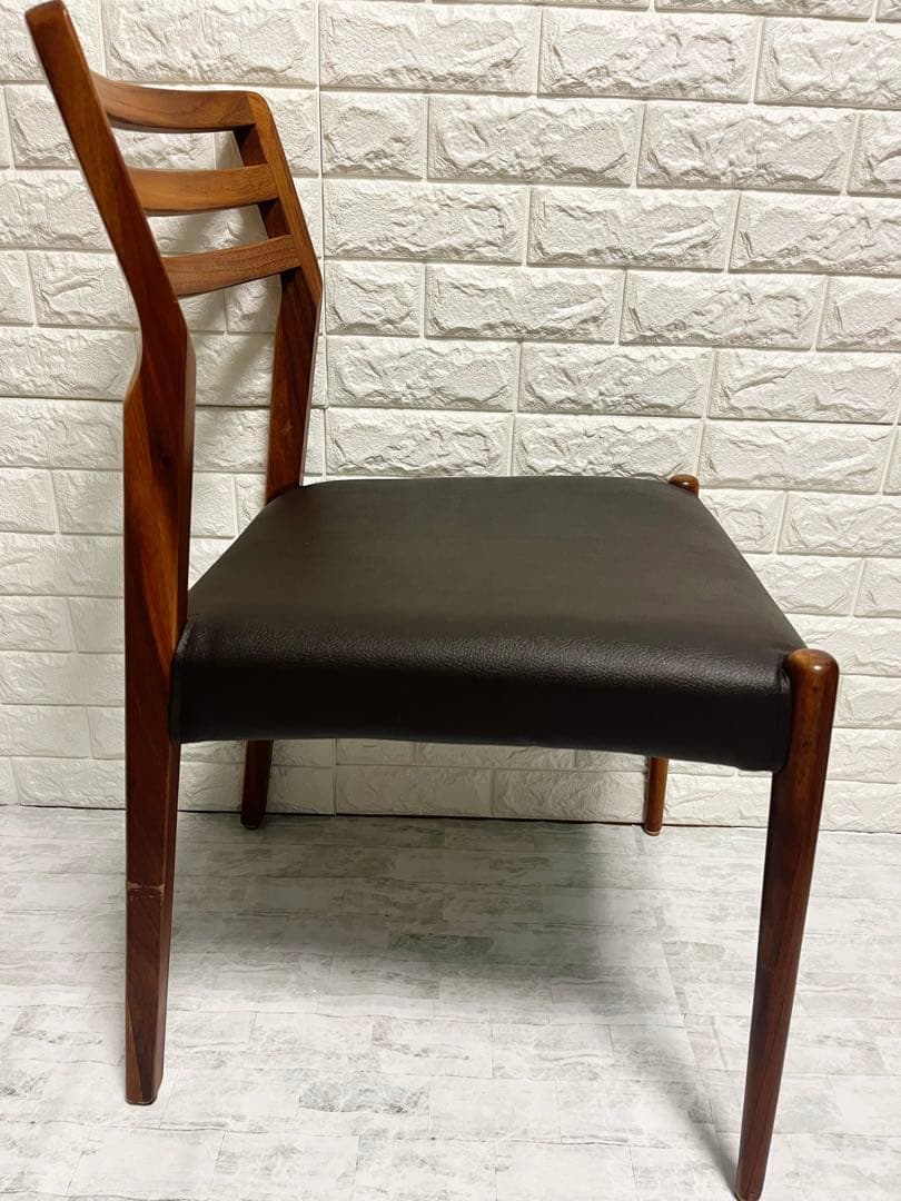 筑波産商　ダイニングチェア　2脚　椅子カバー付き