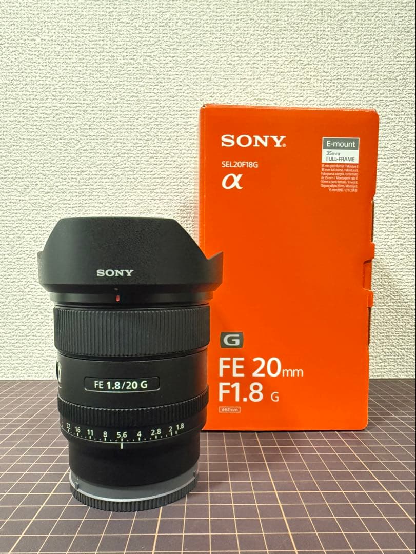 【美品】 SONY FE 20mm F1.8 G レンズ