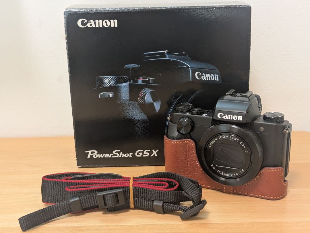 Canon G5 X 本革レザーケース付 G5X g5x g5 x