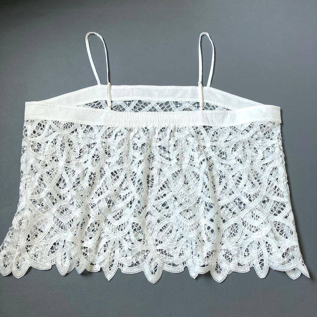 【クマミ】23区　エンブロイダリージャージーレースキャミソール 48