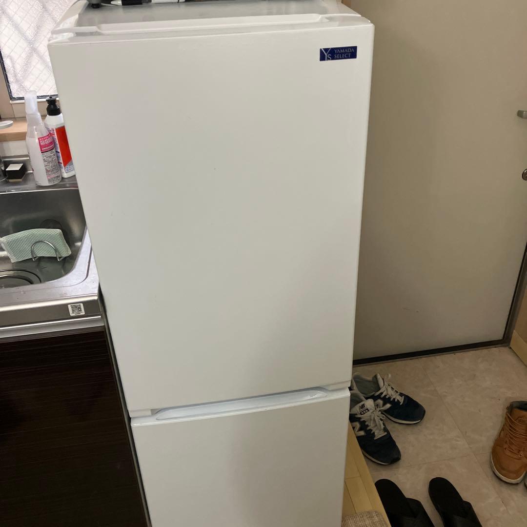 YAMADA SELECT 2ドア冷蔵庫 ホワイト