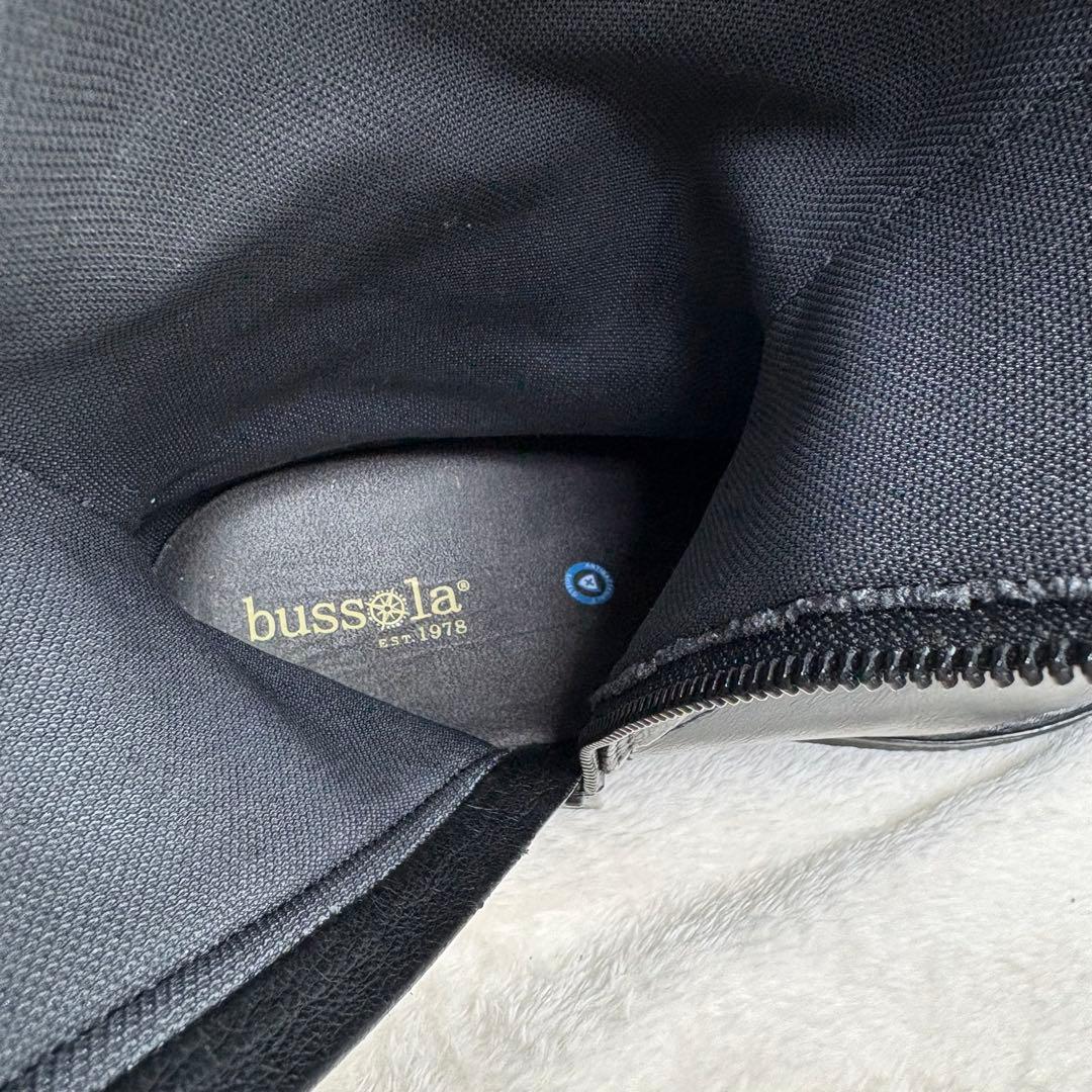 【未使用級】 bussola ロングブーツ エンジニア レザー 24.5