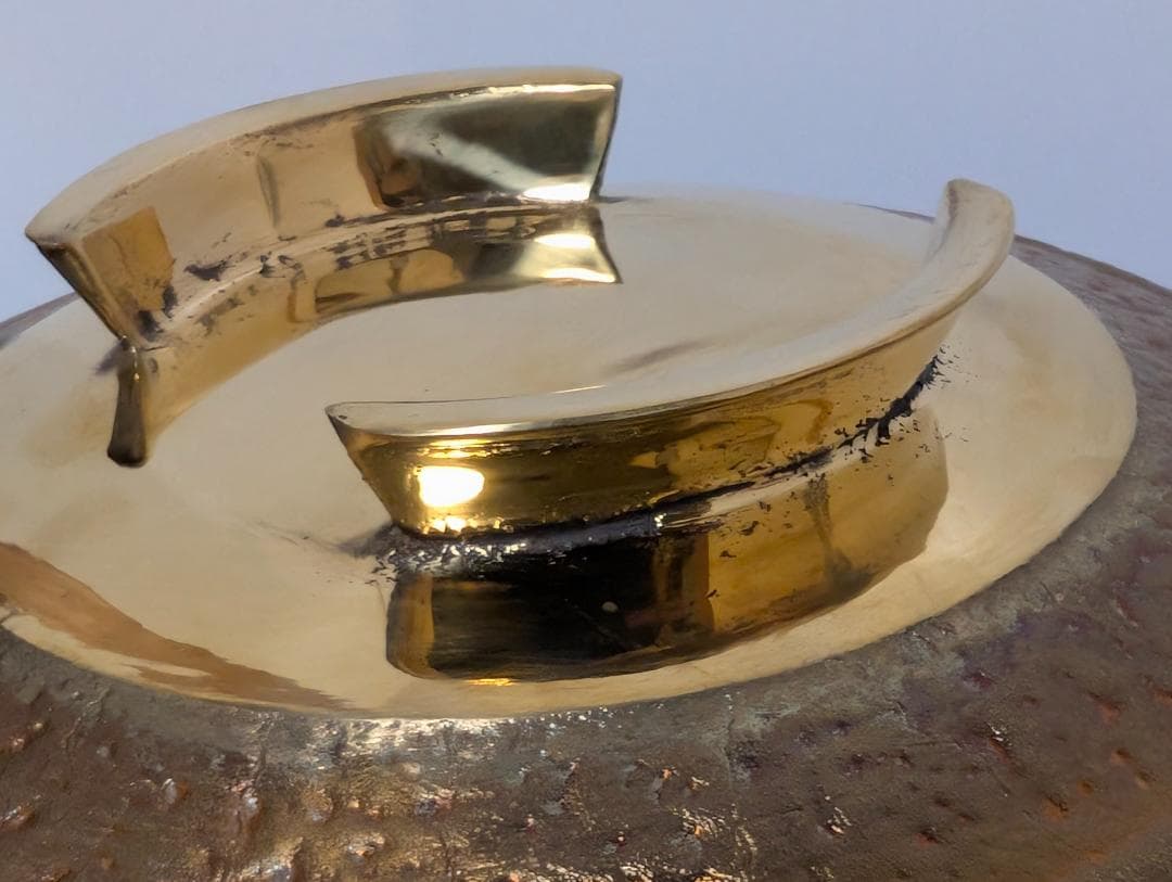 希少 砲金鍋 水炊き鍋 レトロ ヴィンテージ 水たき鍋 平井鋳造所