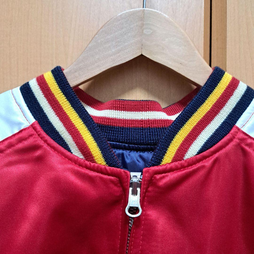 美品！デッドマン★レッドデビル刺繍 リバーシブル スカジャン