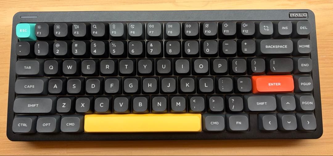 Nuphy Halo75 V2 ブラック サイレントバナナ軸