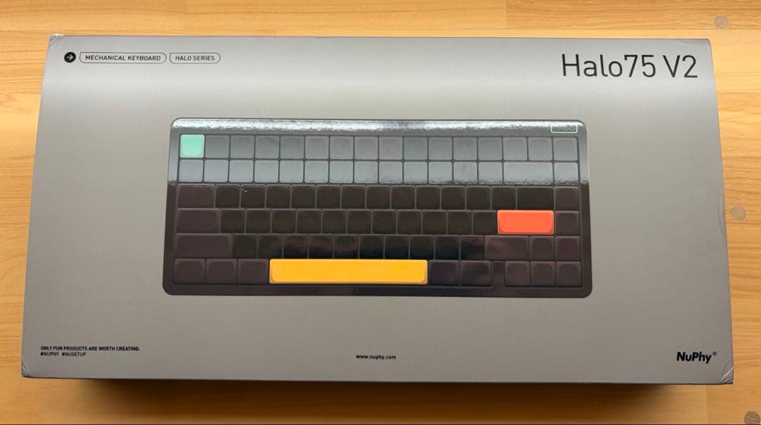 Nuphy Halo75 V2 ブラック サイレントバナナ軸