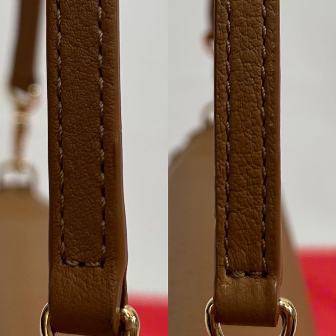 【未使用級】トリーバーチ 編み込み 2way ショルダーバッグ レザー 肩掛け