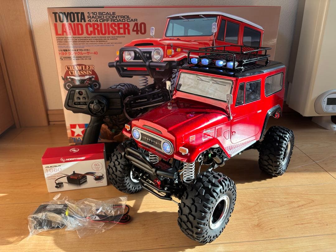 ま*き様 【新品！4WS！防水！】タミヤ CR-01 トヨタ ランクル40 フル