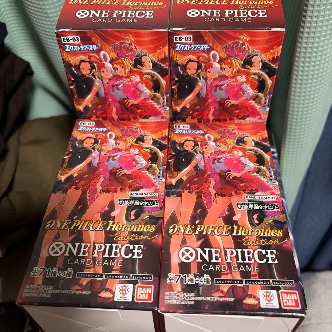 ワンピース　カードゲーム　ヒロインズエディション4BOXテープ付き
