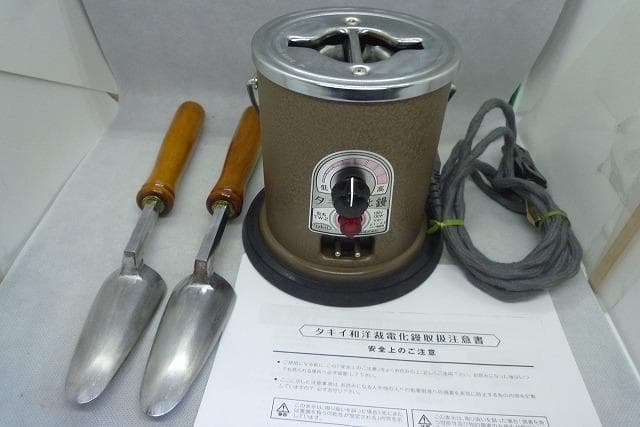 タキイ和裁電化鏝　ランプ付　型番TW-2 和裁コテ　タキイ製　鏝２本付