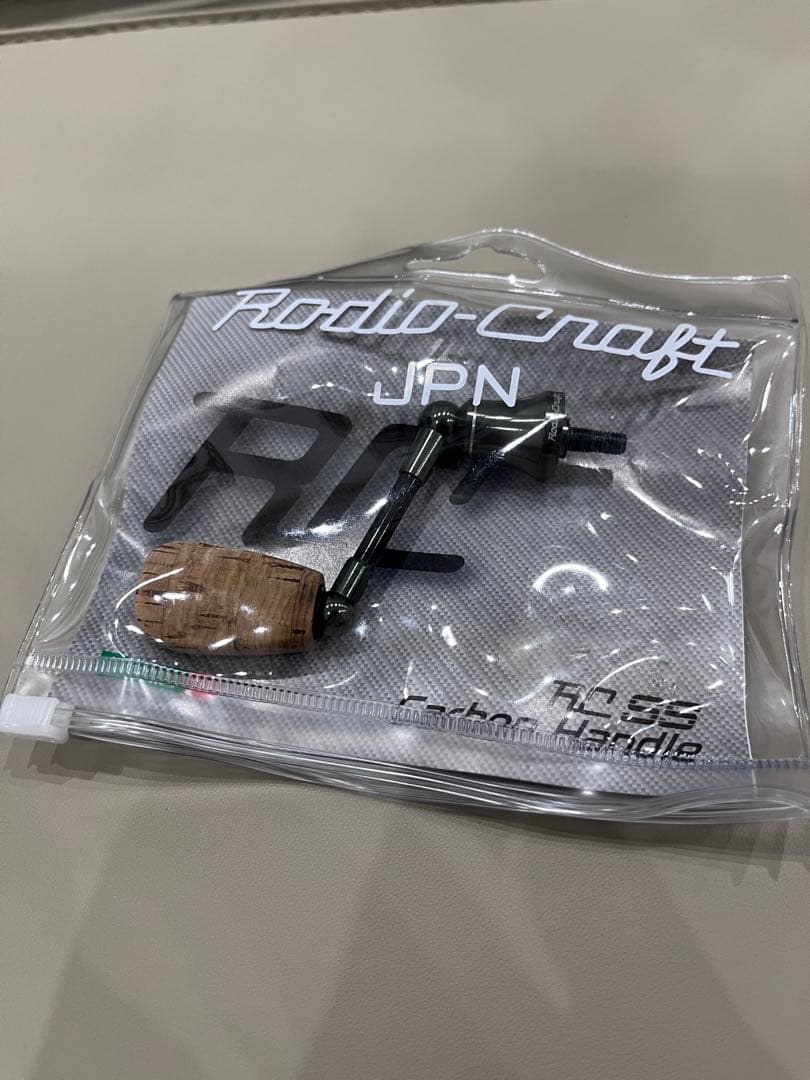 ロデオクラフト RCシングルスピニングカーボンハンドル 40mm シマノ用