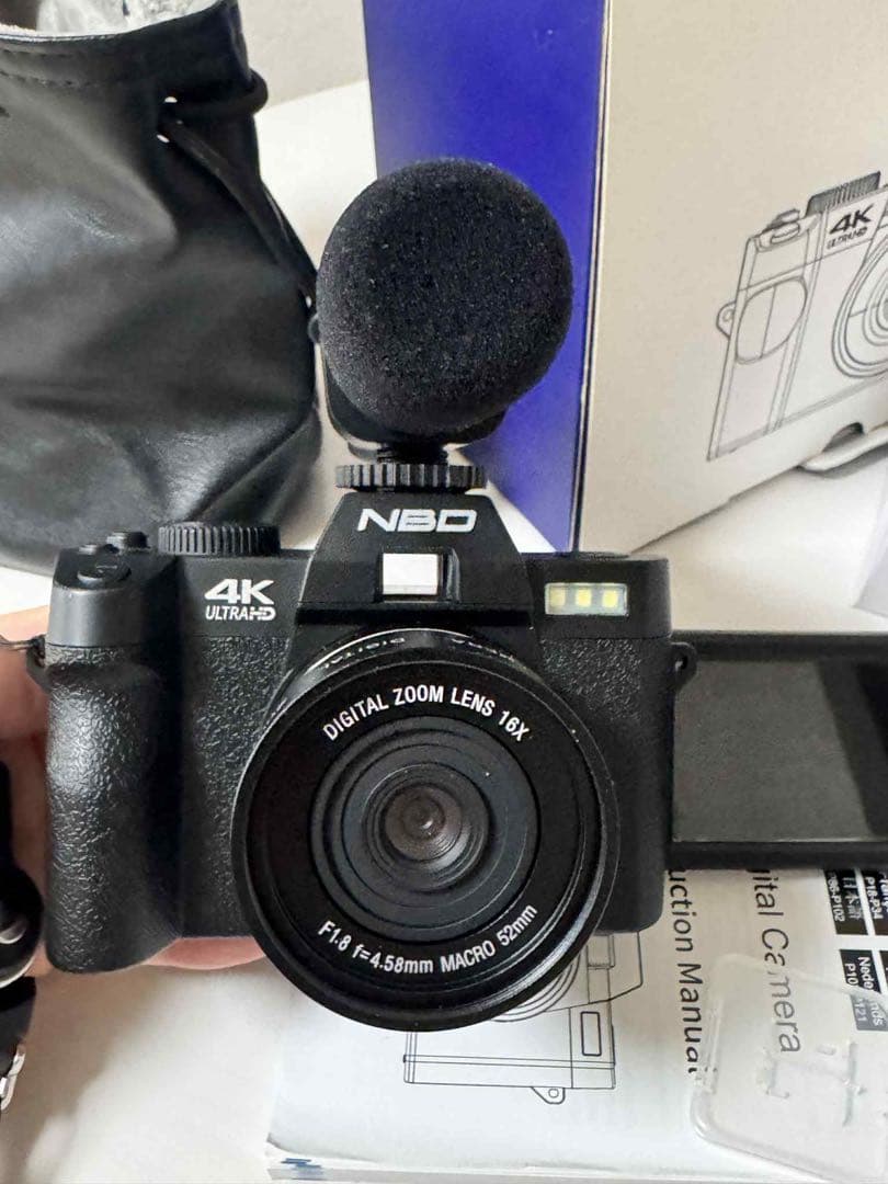 4Kデジタルカメラ Wi-Fi機能 32GB