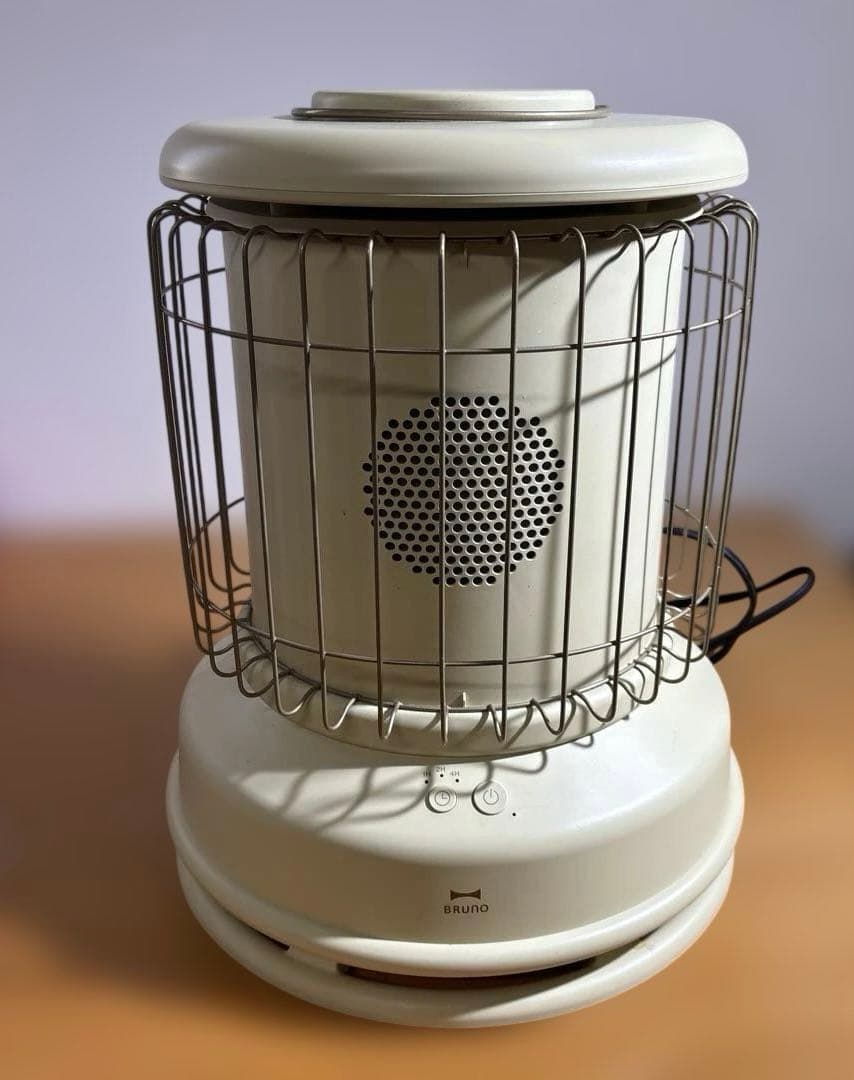 BRUNO 電気ヒーター クリーム色