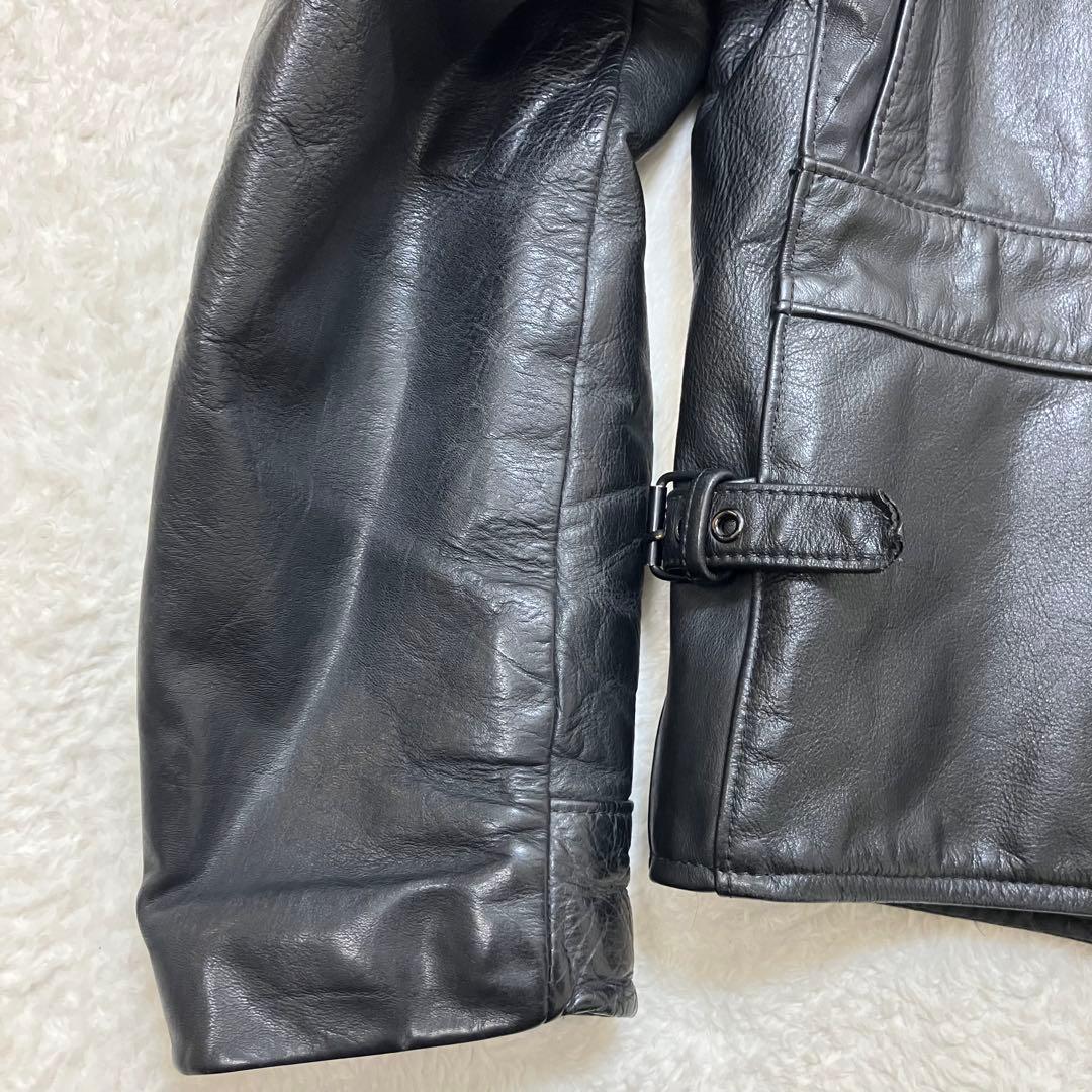 ハーレーダビッドソン 裏地キルティング 本革 レザージャケット ライダース 38