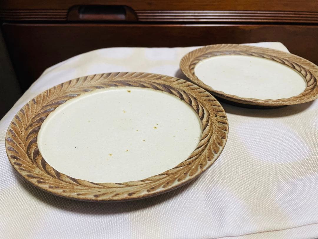 陶器皿2枚セット（松塚裕子）