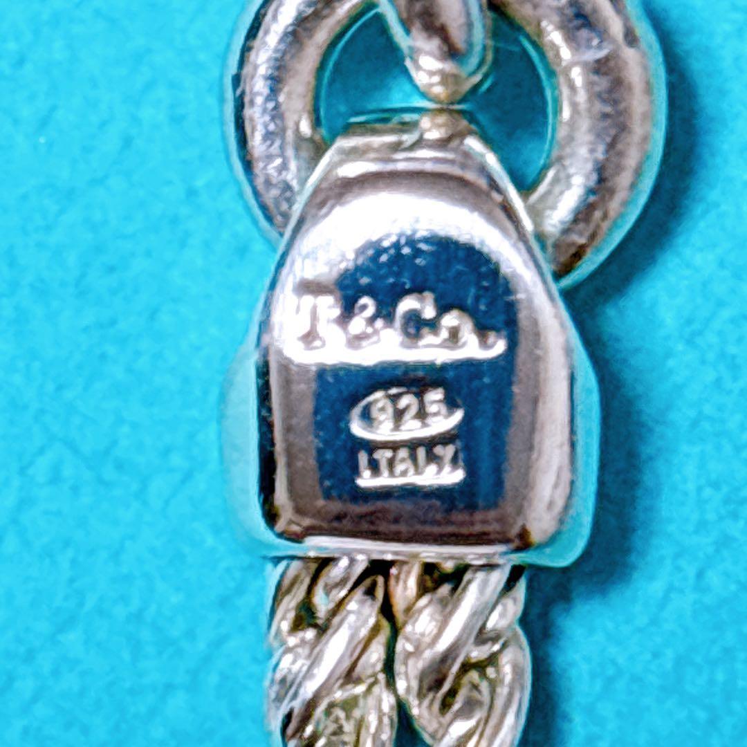 【美品】19.5cm ティファニー ダブルロープ ブレスレット SV925