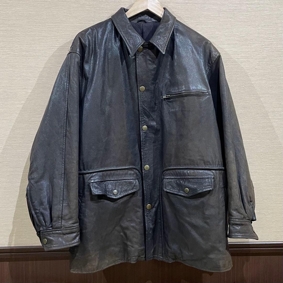 COMME des GARCONS コムデギャルソン レザージャケット ラム