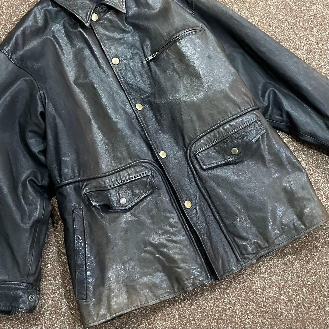 COMME des GARCONS コムデギャルソン レザージャケット ラム