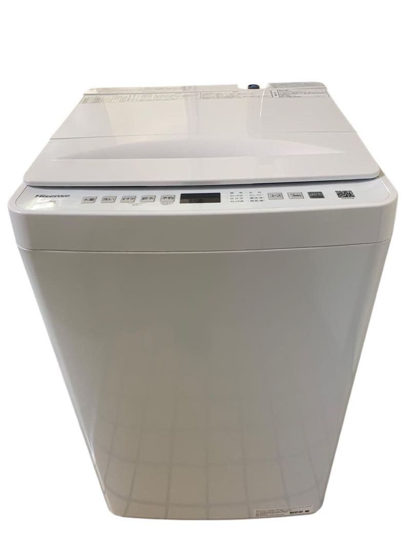 全自動洗濯機 ハイセンス 5.5kg 2024年製HW-55E4W 美品