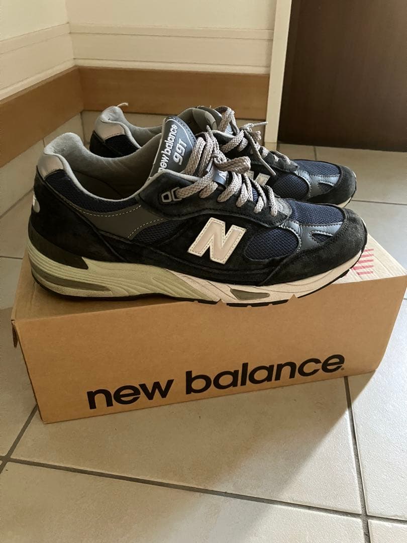 靴 new balance 991 nv 27.5