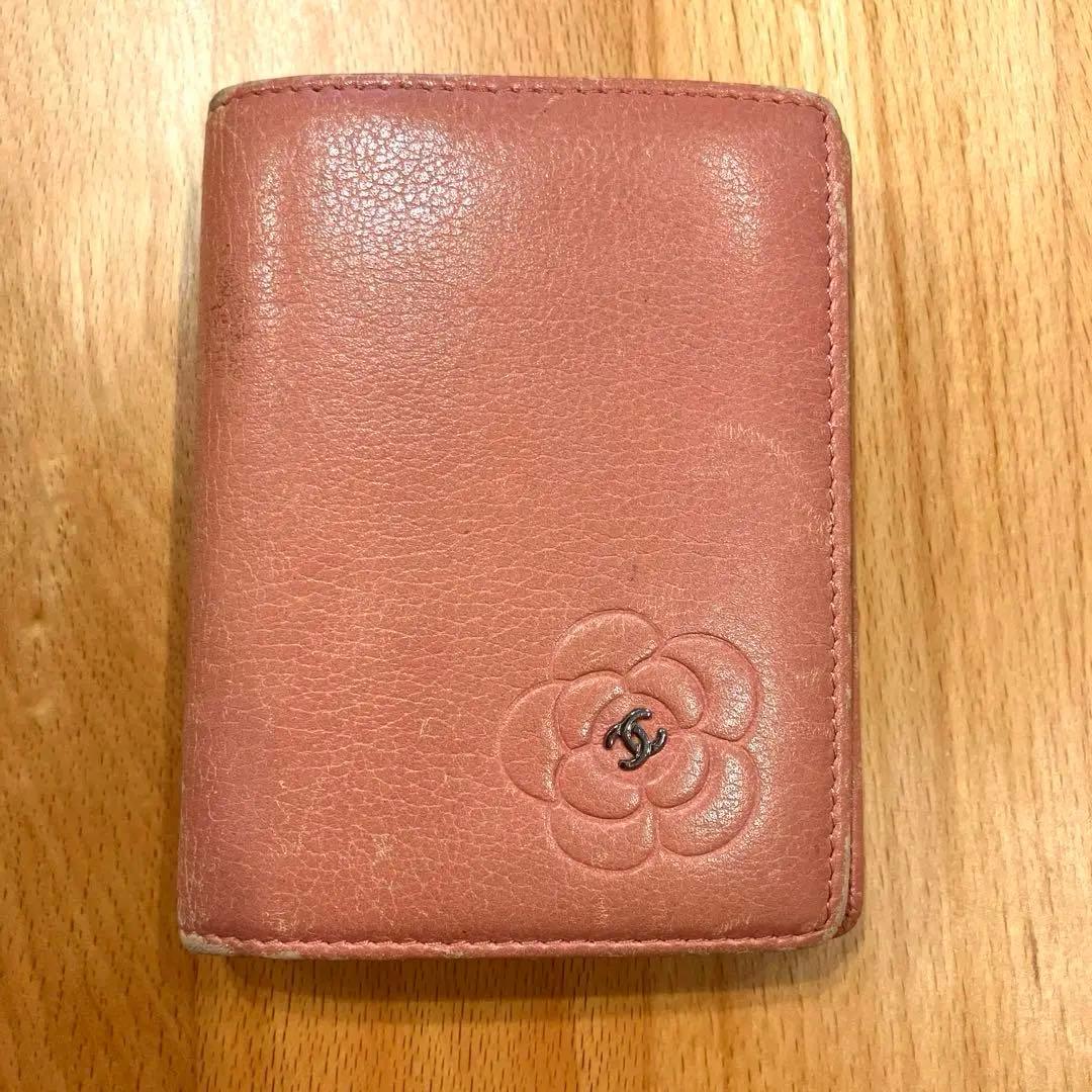 【博多】CHANEL カメリア　名刺入れ