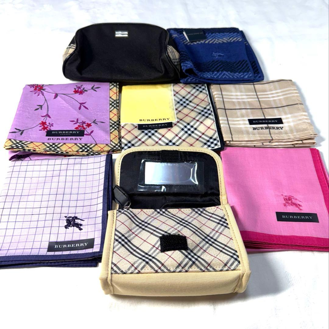 BURBERRY ポーチ　ハンカチ　まとめ売り
