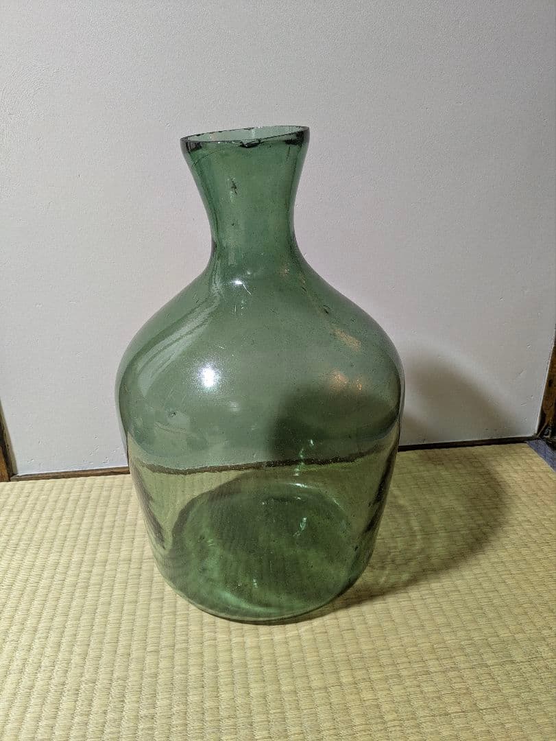 デミジョンボトル　アンティーク　花瓶　フラワーベース