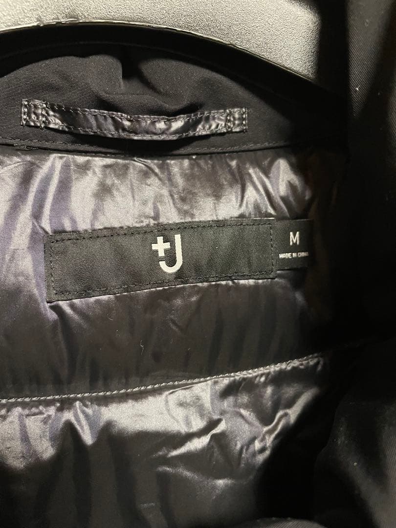 ユニクロ プラスJ ハイブリッドダウンジャケット 数回着用 美品 クリーニング済