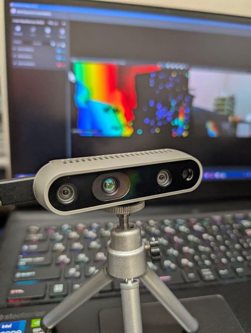 Intel REALSEMSE D435i 深度カメラ