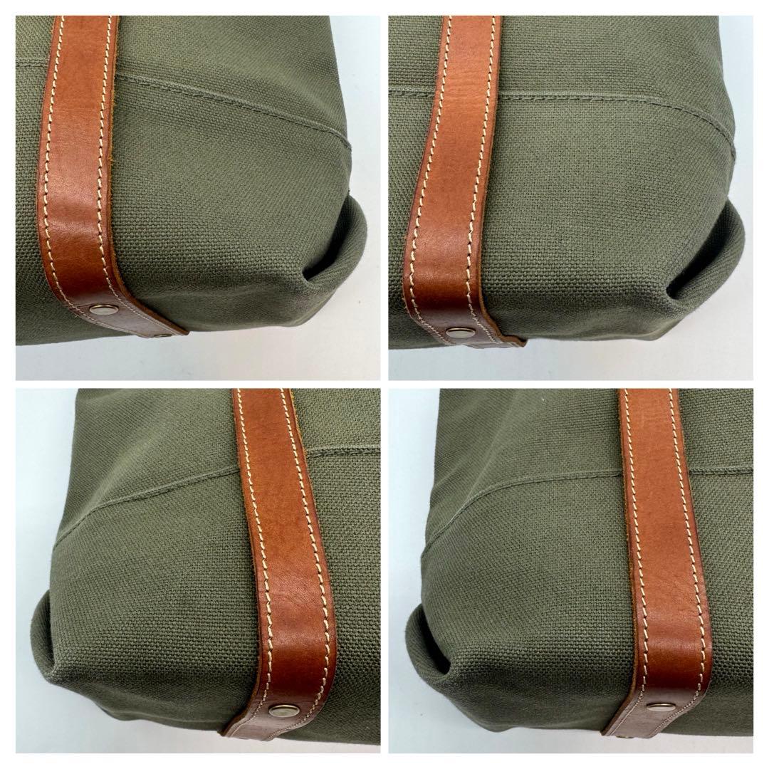 極美品 ONESWORKER ワンズワーカー トートバッグ 本革 キャンバス