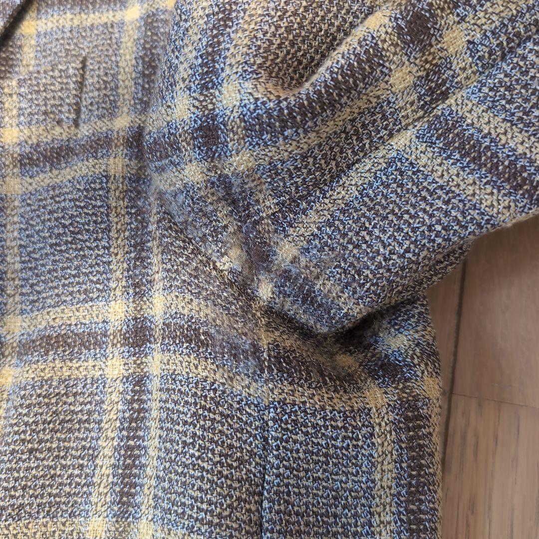 ラルディーニ ジャケット　LARDINIブラウンチェック