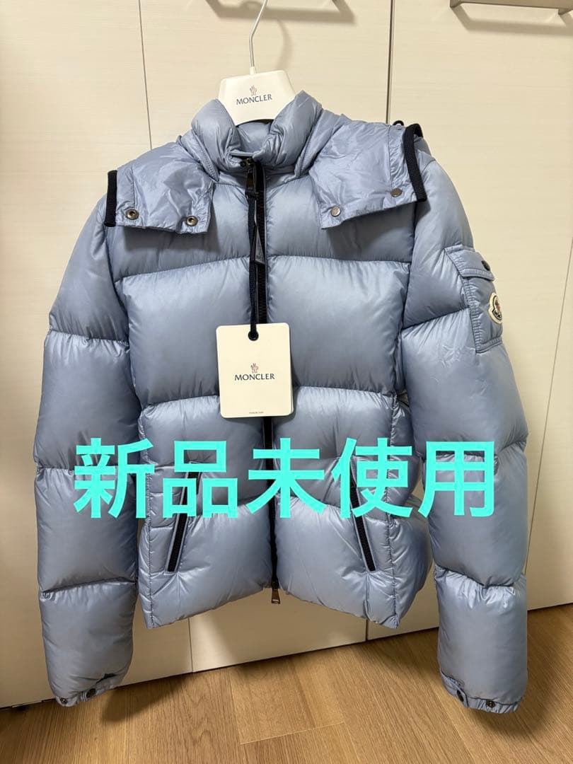 新品未使用 タグ付き モンクレール MONCLER ブルー ショート ダウン