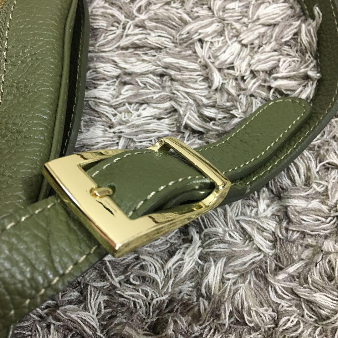 AULENTTI♫ オリーブグリーン ボディバッグ