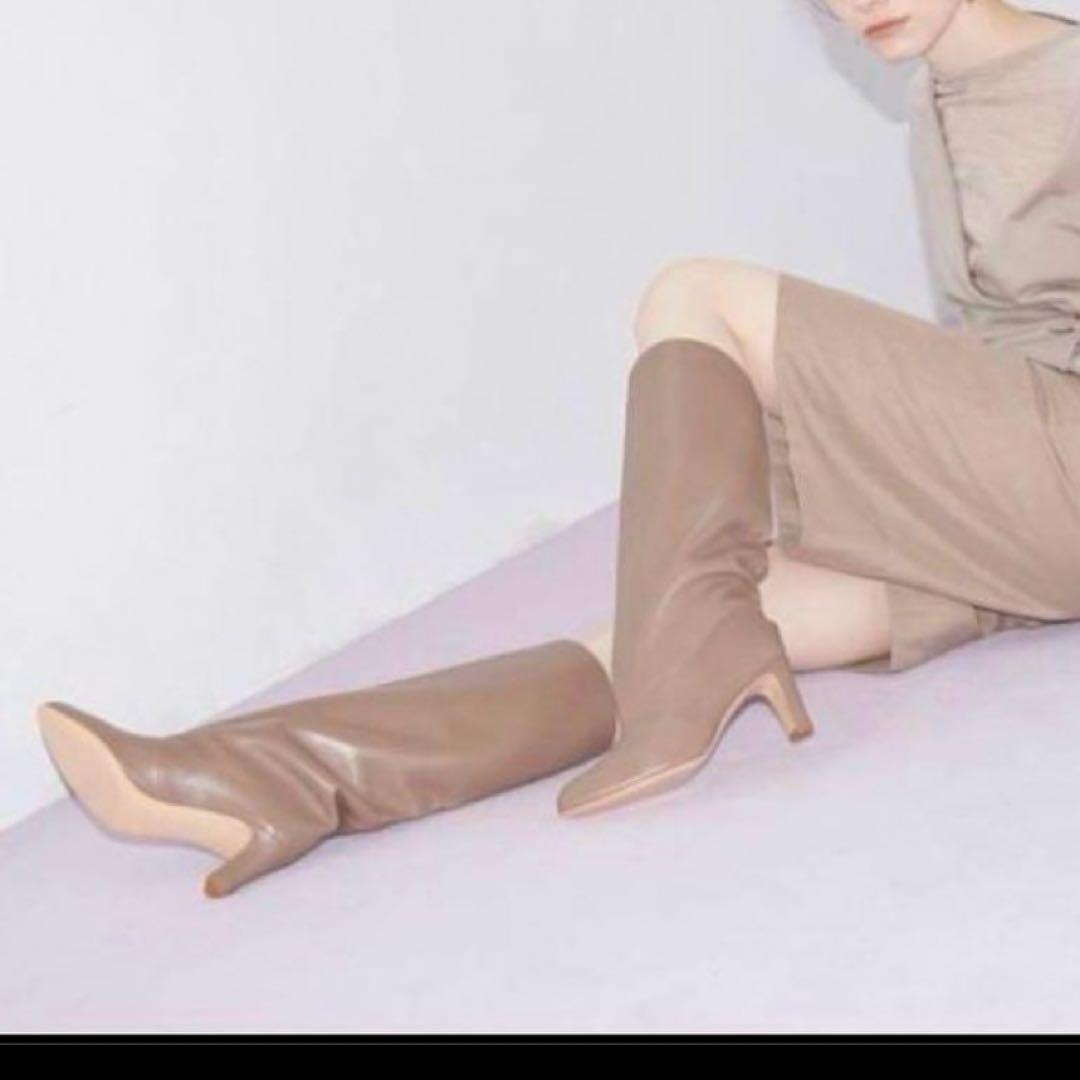 NEBULONIE ネブローニ ロングブーツ グレージュ 37