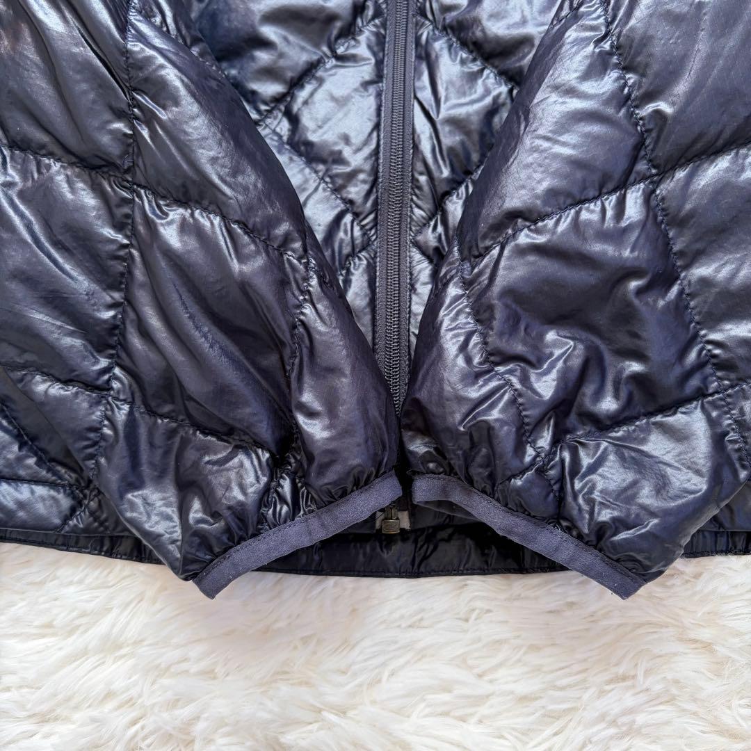 【美品】モンベル U.L. ダウンジャケット　レディース M ネイビー 収納袋付