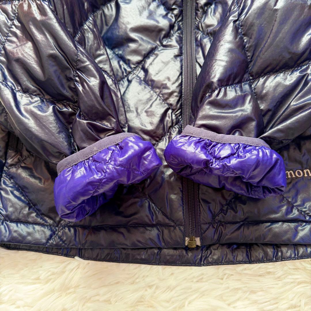 【美品】モンベル U.L. ダウンジャケット　レディース M ネイビー 収納袋付