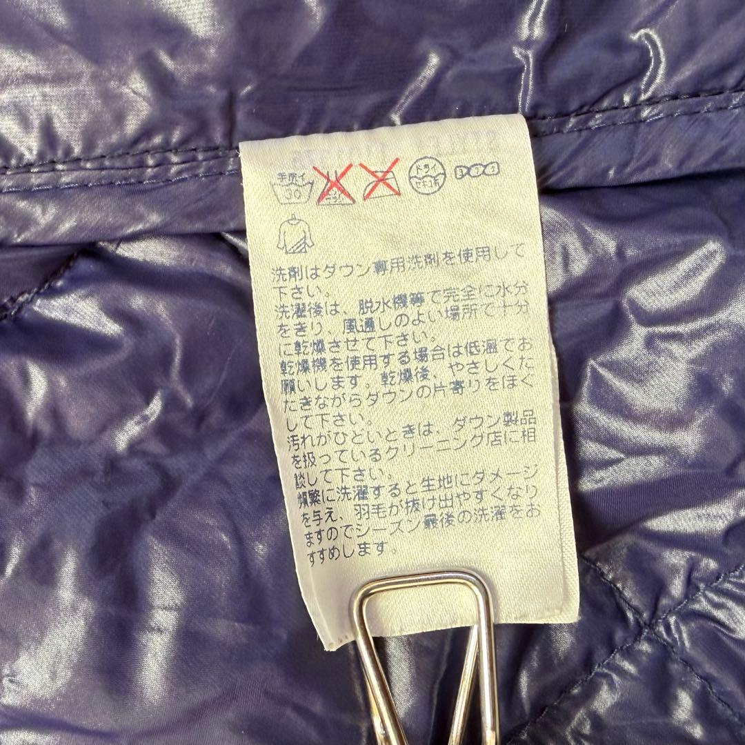 【美品】モンベル U.L. ダウンジャケット　レディース M ネイビー 収納袋付