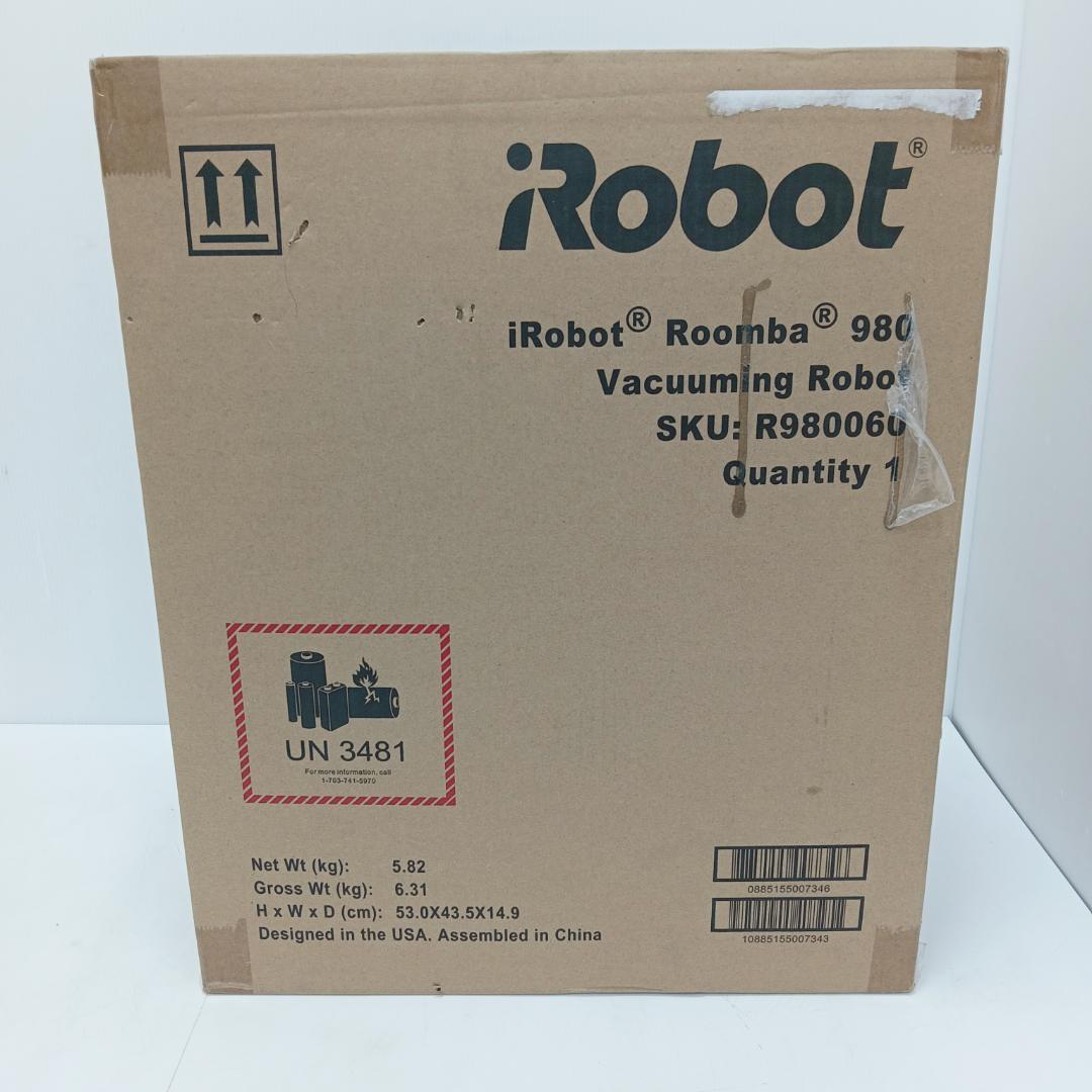 2m6327b1k未使用 ロボット掃除機ルンバ980 アイロボットR980060