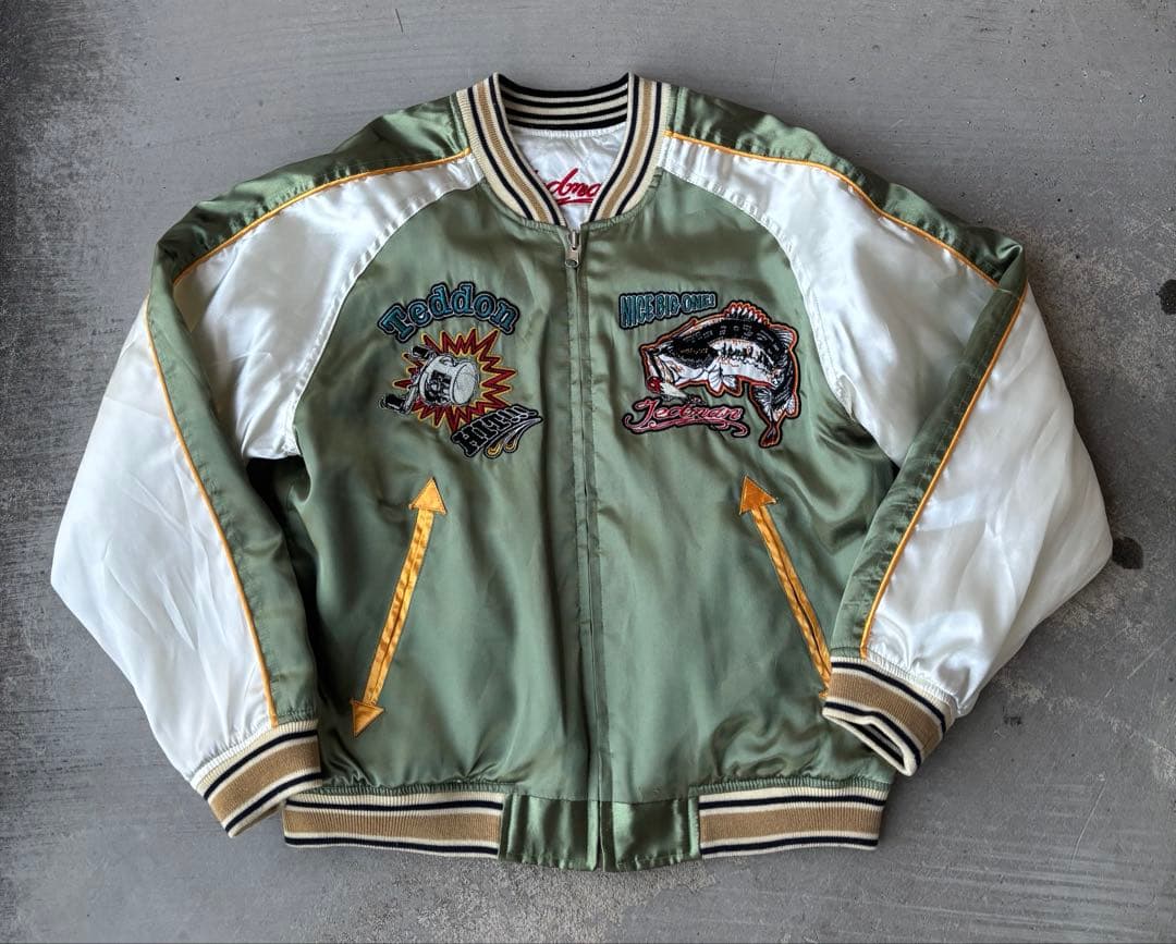 TEDMAN リバーシブル スカジャン ブラックバス