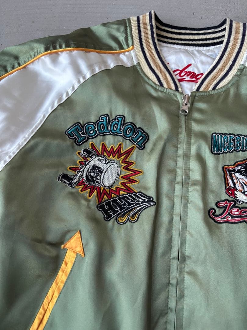 TEDMAN リバーシブル スカジャン ブラックバス