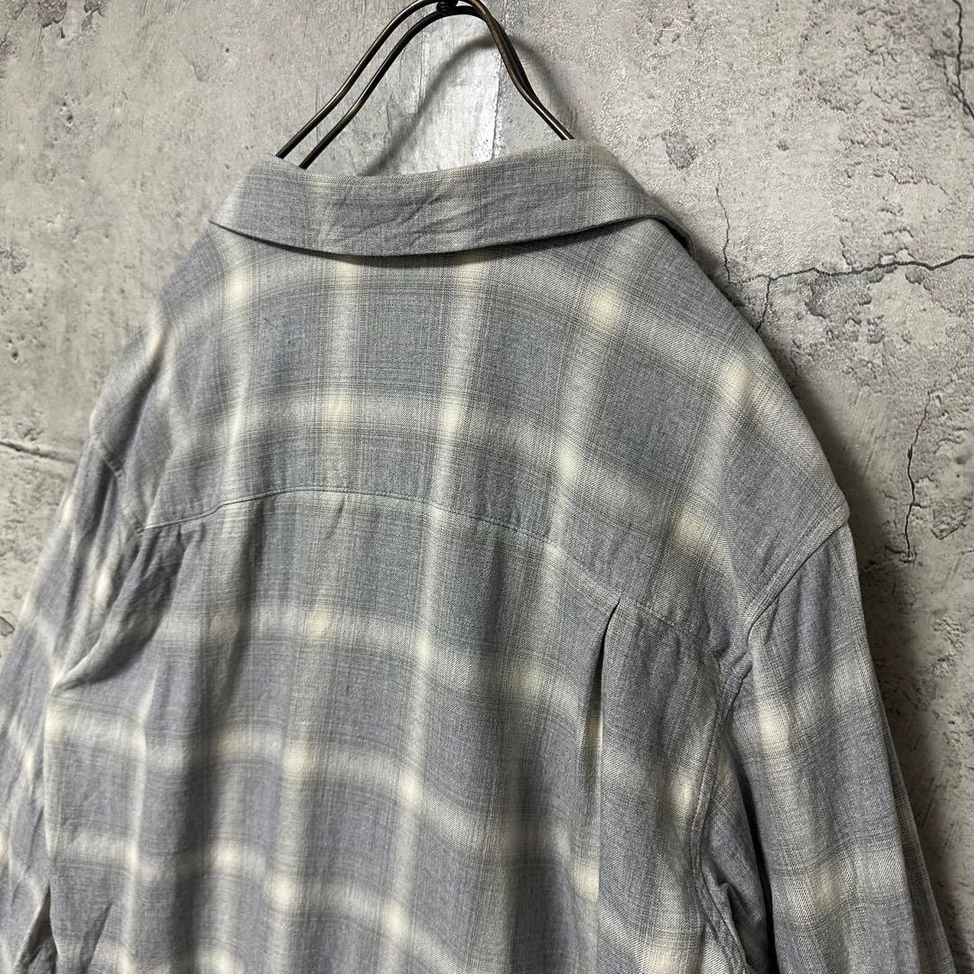 【超人気◎】ネイバーフッド　レーヨンシャツ　オンブレチェック　18ss　美品◎