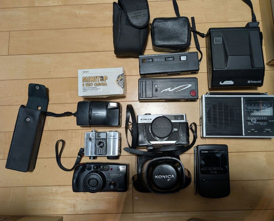 訳有り カメラ、ラジオセット