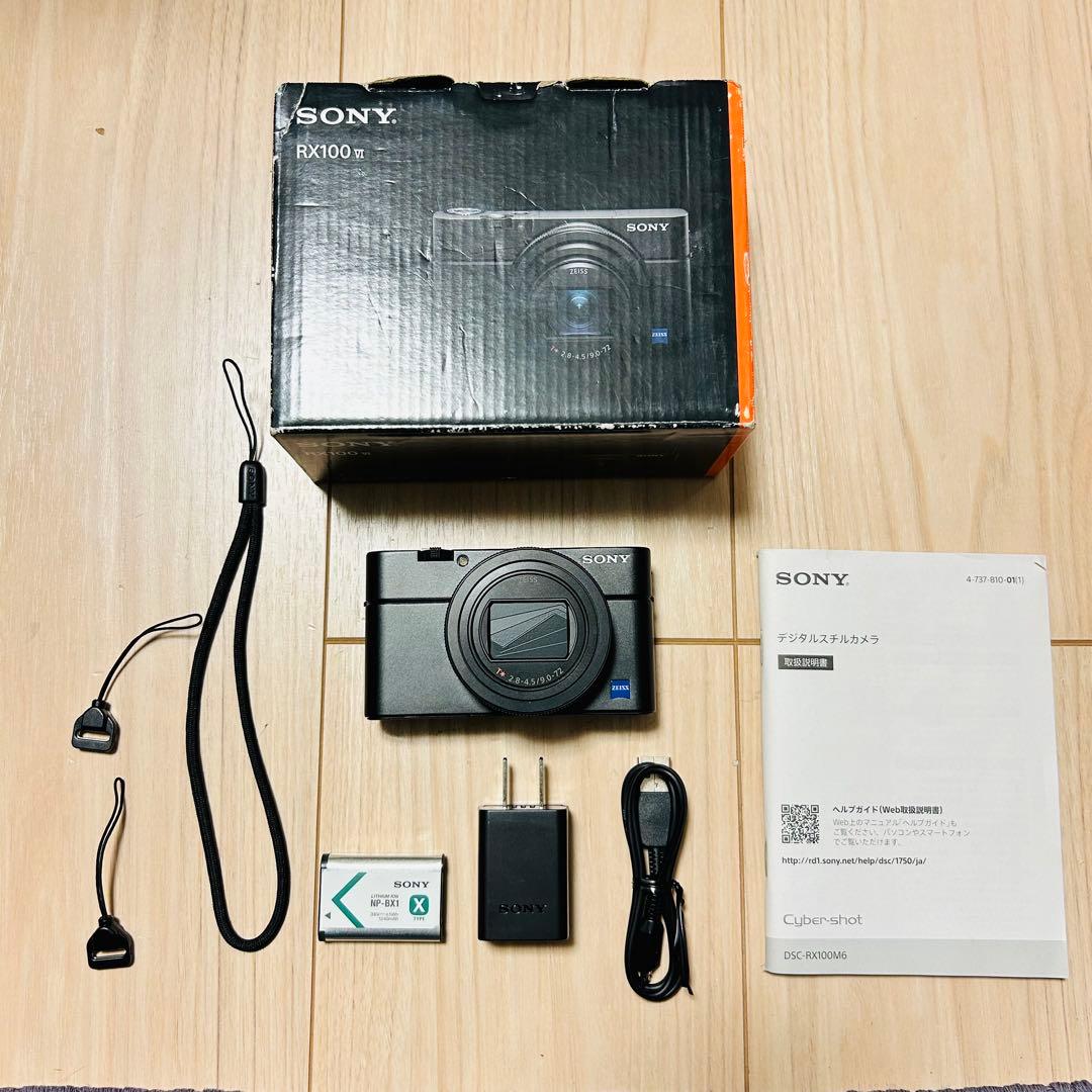 SONY Cyber-shot DSC-RX100M6 コンデジ 付属品多数