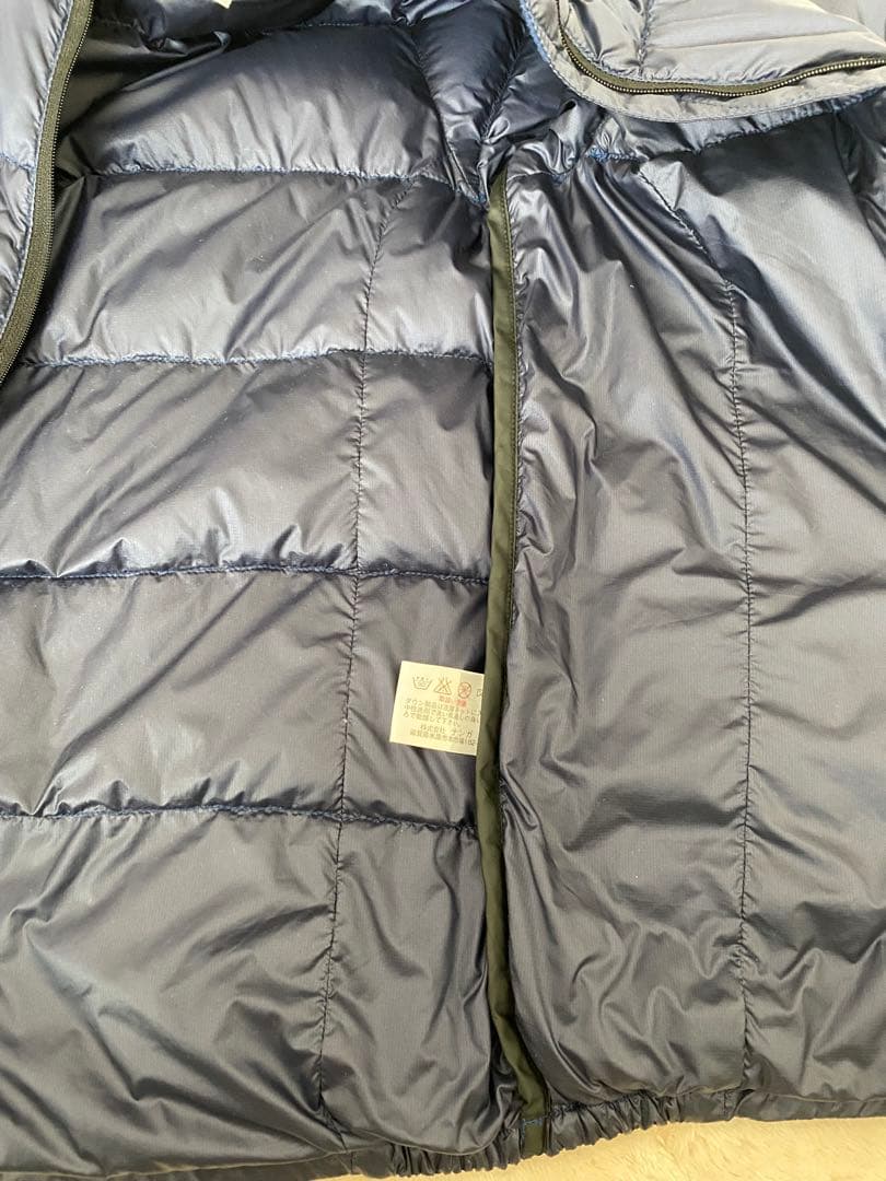 ネイビー ダウンジャケット　nanga udd 770FP レディース　日本製