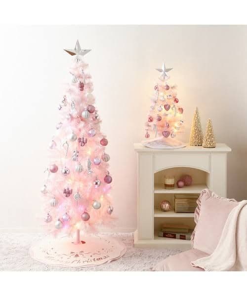 フランフラン　ピンク　150 クリスマスツリー　装飾用ライトおまけ付き。